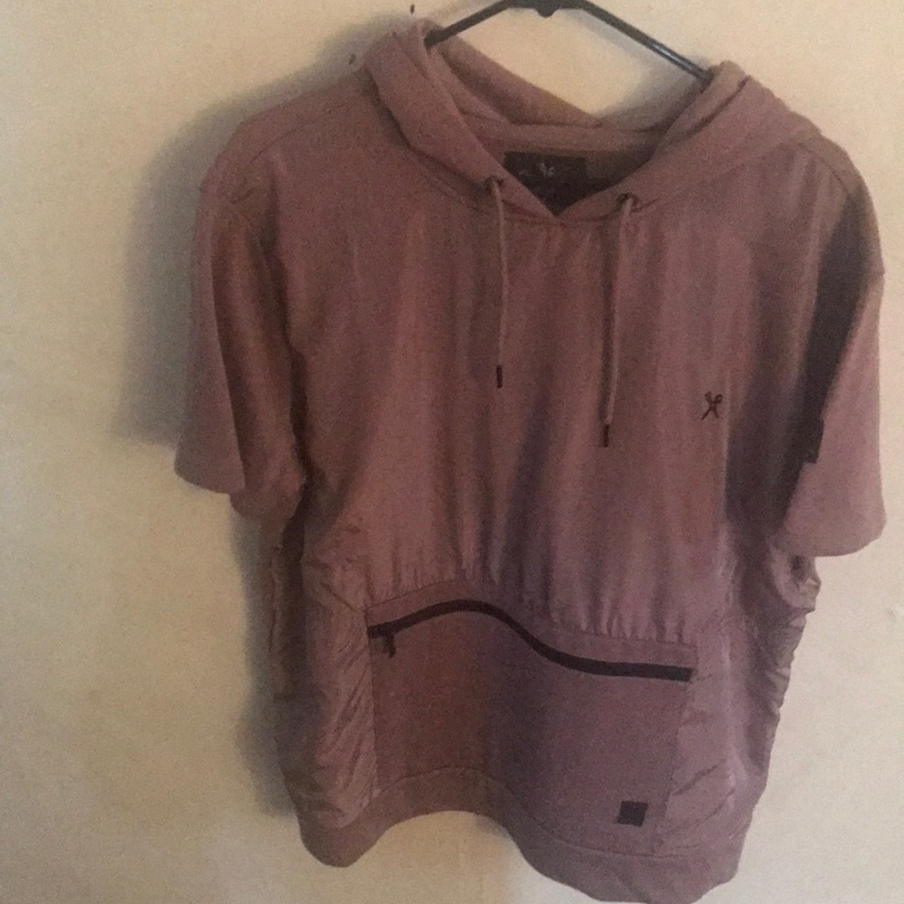 New short sleeve hooded Marc ecko shirt